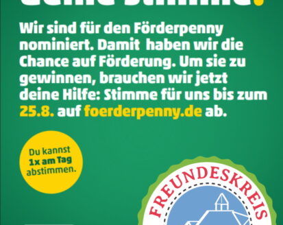 Der Freundeskreis gewinnt den „Förderpenny 2026“!